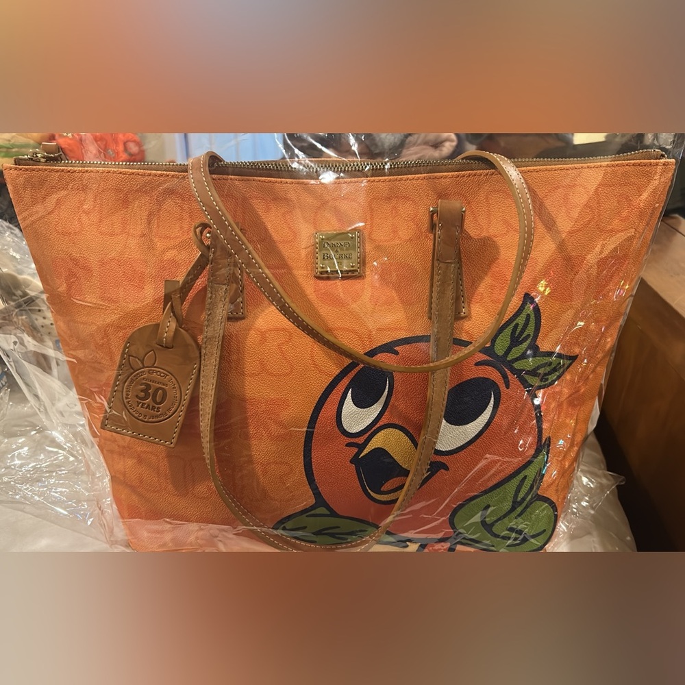 Dooney & Bourke Orange Bird Epcot Purse